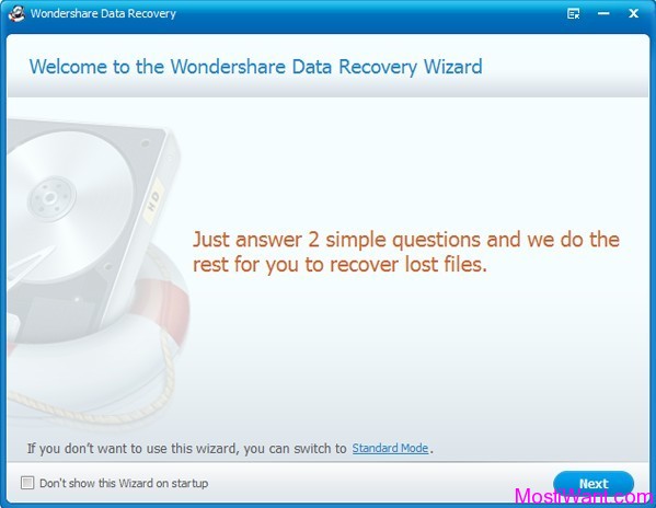 Wondershare data recovery software free
